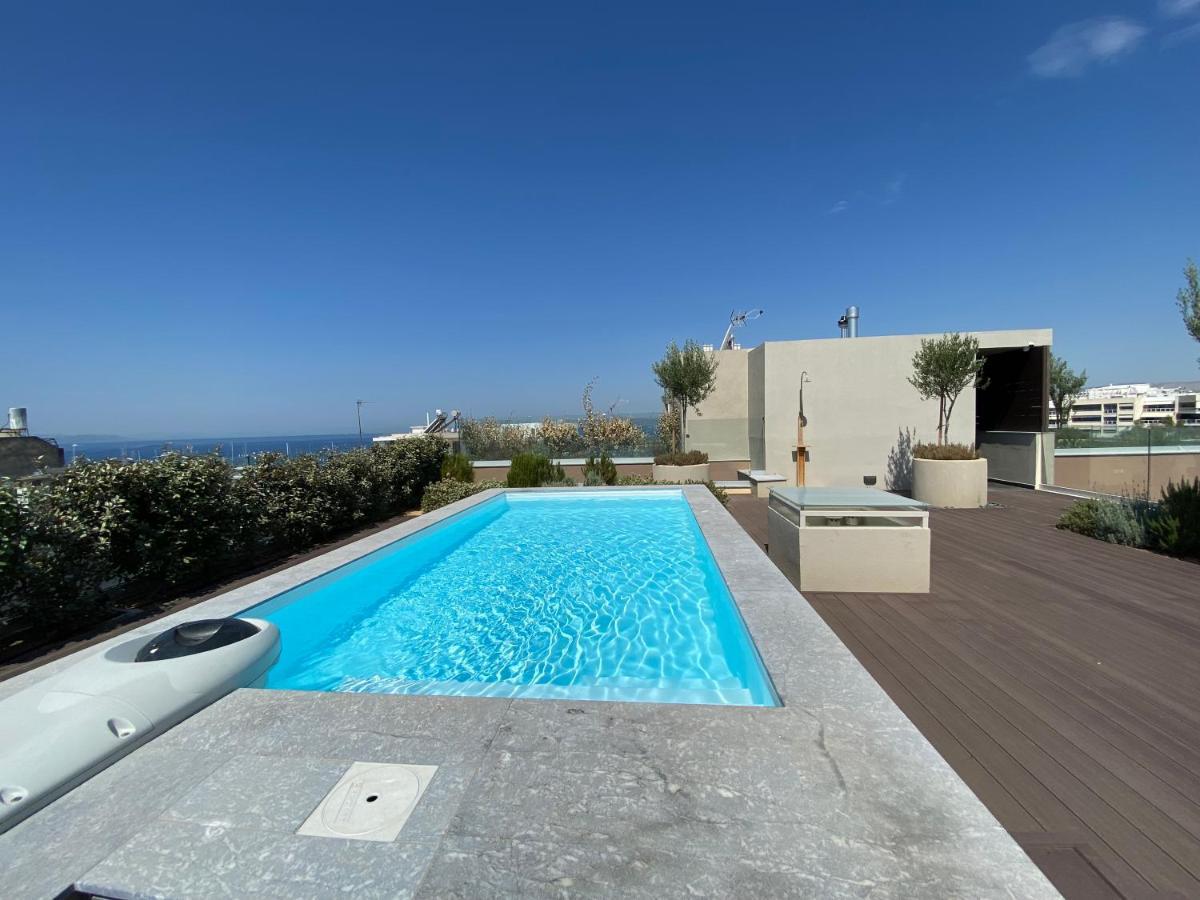 Athens Riviera 2-Bed Apt & Pool Access #Unoblu Exterior foto